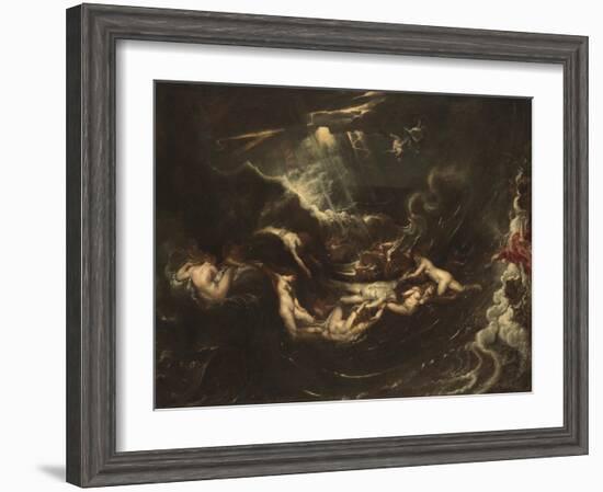 Hero and Leander, c.1604-Peter Paul Rubens-Framed Giclee Print