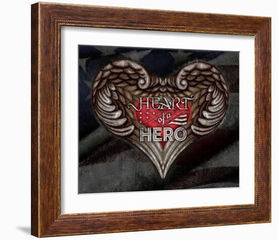 Hero Heart I-Alan Hopfensperger-Framed Art Print