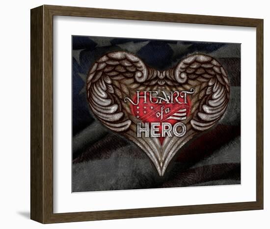 Hero Heart I-Alan Hopfensperger-Framed Art Print