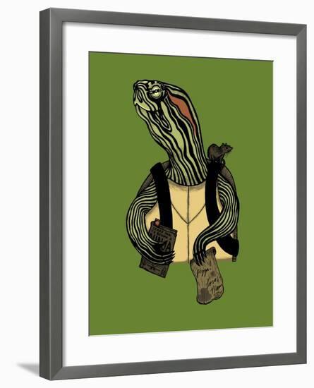 Hero in a Halfshell-Steven Wilson-Framed Giclee Print