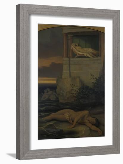 Hero und Leander. 1860-63-Moritz von Schwind-Framed Giclee Print