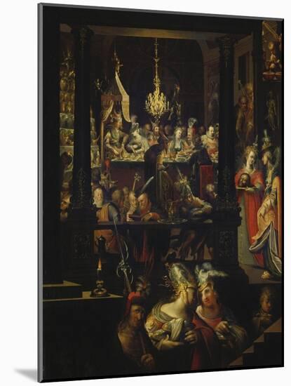 Herod's Feast-Bartholomaeus Strobel-Mounted Giclee Print