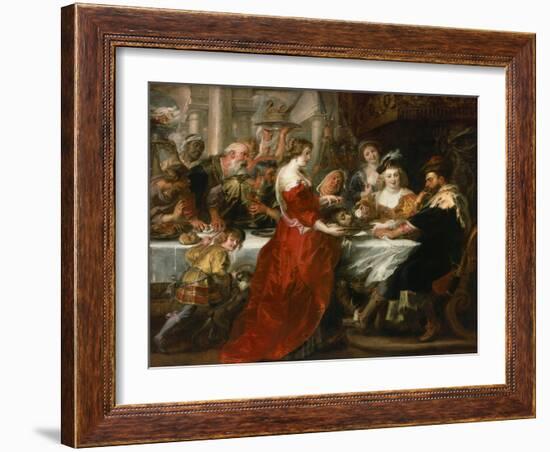 Herod's Feast-Peter Paul Rubens-Framed Giclee Print