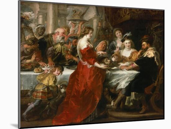 Herod's Feast-Peter Paul Rubens-Mounted Giclee Print