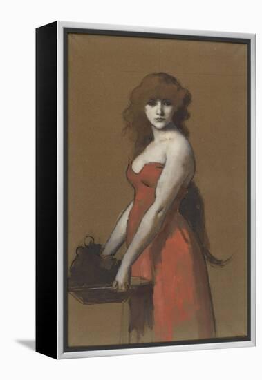 Hérodiade-Jean Jacques Henner-Framed Premier Image Canvas