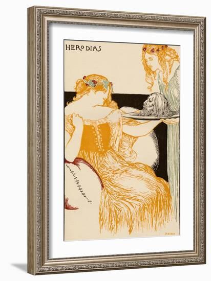 Herodias, 1896-Robert Anning Bell-Framed Giclee Print