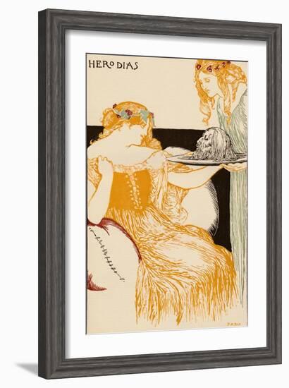 Herodias, 1896-Robert Anning Bell-Framed Giclee Print