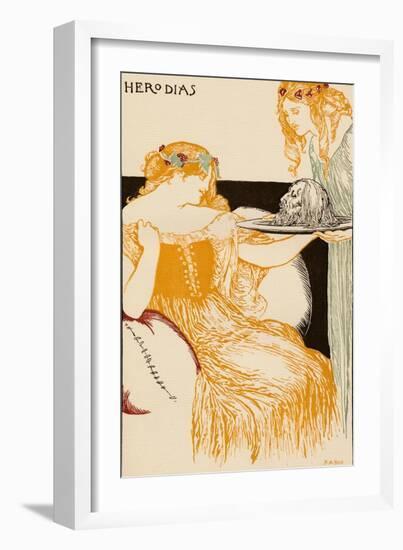 Herodias, 1896-Robert Anning Bell-Framed Giclee Print