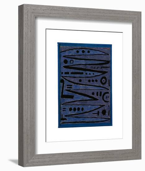 Heroic Strokes of the Bow, c.1928-Paul Klee-Framed Art Print