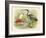 Heron and Ibis-null-Framed Art Print