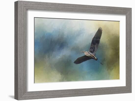 Heron in the Midst-Jai Johnson-Framed Giclee Print