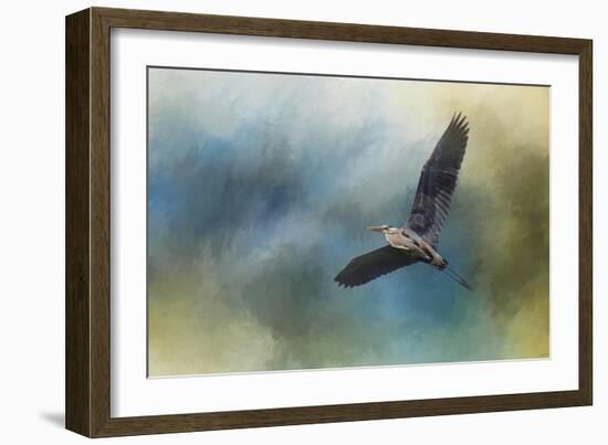 Heron in the Midst-Jai Johnson-Framed Giclee Print