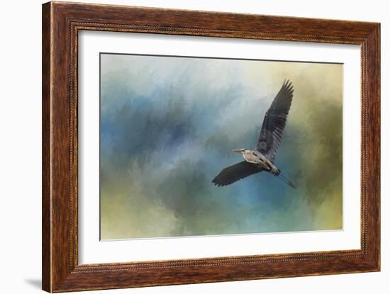 Heron in the Midst-Jai Johnson-Framed Giclee Print