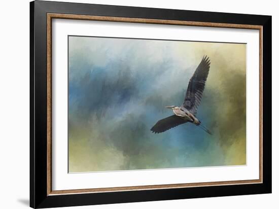 Heron in the Midst-Jai Johnson-Framed Giclee Print