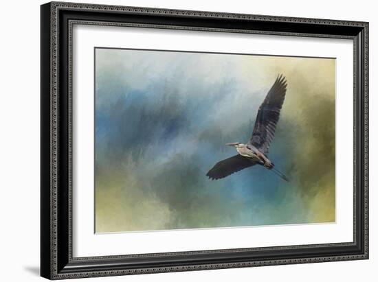 Heron in the Midst-Jai Johnson-Framed Giclee Print