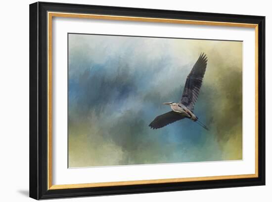 Heron in the Midst-Jai Johnson-Framed Giclee Print