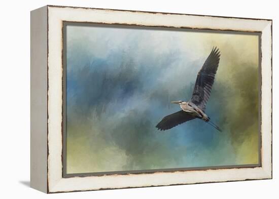 Heron in the Midst-Jai Johnson-Framed Premier Image Canvas