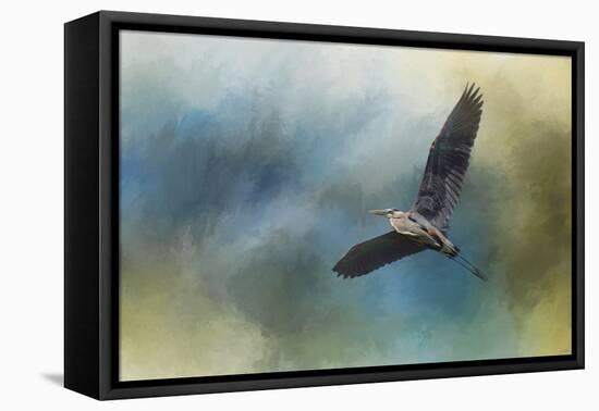 Heron in the Midst-Jai Johnson-Framed Premier Image Canvas