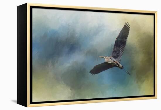 Heron in the Midst-Jai Johnson-Framed Premier Image Canvas