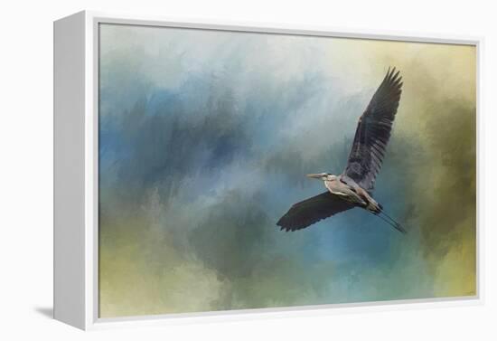 Heron in the Midst-Jai Johnson-Framed Premier Image Canvas