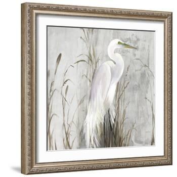 Heron in the Reeds-Aimee Wilson-Framed Art Print