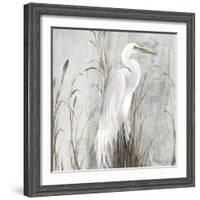Heron in the Reeds-Aimee Wilson-Framed Art Print
