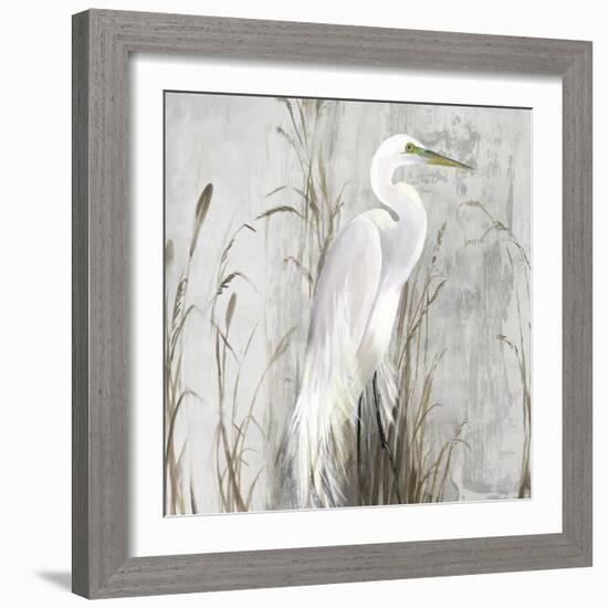 Heron in the Reeds-Aimee Wilson-Framed Art Print