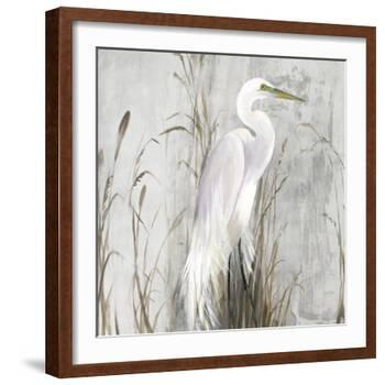 Heron in the Reeds-Aimee Wilson-Framed Art Print