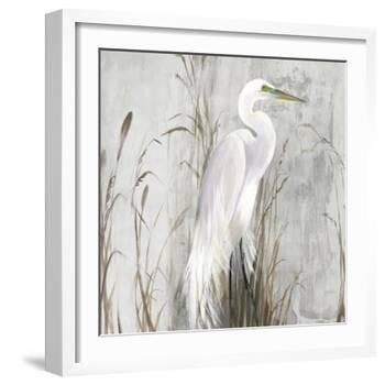 Heron in the Reeds-Aimee Wilson-Framed Art Print
