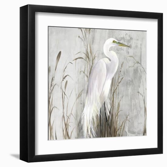 Heron in the Reeds-Aimee Wilson-Framed Art Print