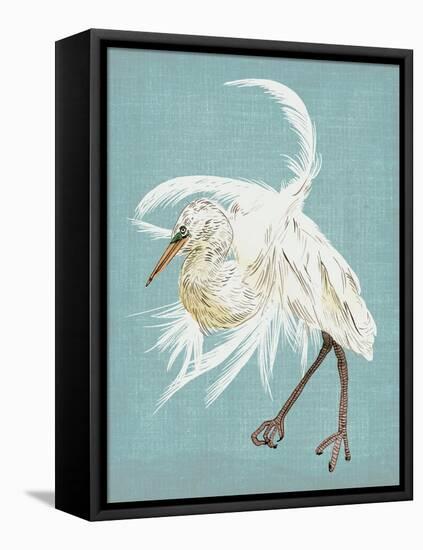 Heron Plumage IV-Melissa Wang-Framed Stretched Canvas