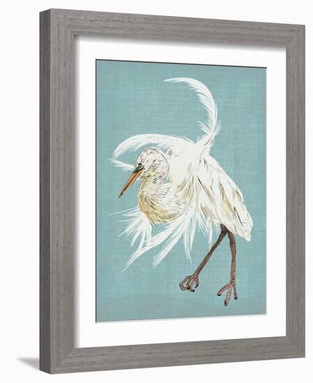 Heron Plumage IV-Melissa Wang-Framed Art Print