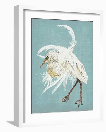 Heron Plumage IV-Melissa Wang-Framed Art Print