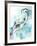 Heron Splash I-Jennifer Goldberger-Framed Art Print