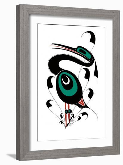 Heron-Danny Dennis-Framed Art Print