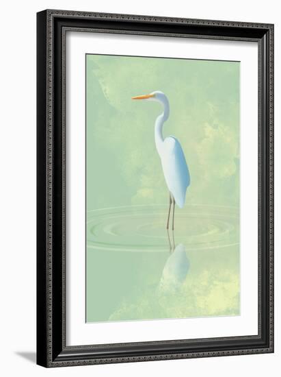 Heron-Franco Caballero-Framed Giclee Print