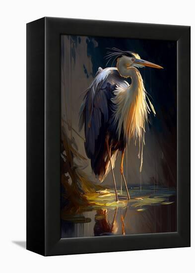 Heron-Vivienne Dupont-Framed Stretched Canvas