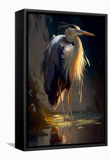 Heron-Vivienne Dupont-Framed Stretched Canvas