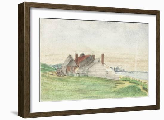 Herons Cottage-James Henry Cleet-Framed Giclee Print