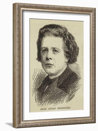 Herr Anton Rubinstein-null-Framed Giclee Print