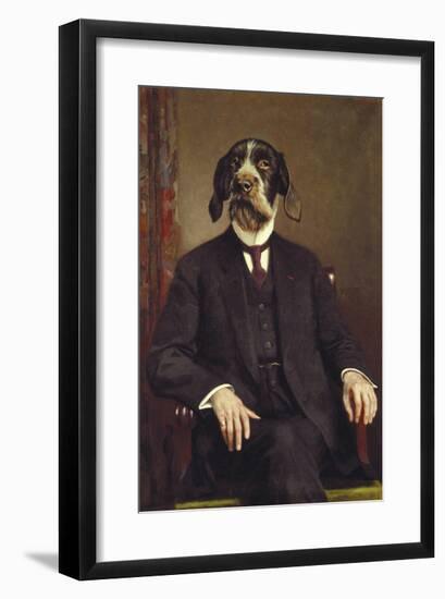 Herr Otto Drahthaar-Thierry Poncelet-Framed Premium Giclee Print