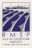 Poster for the South American Service of the Royal Mail Steam Packet Company-Herrick-Art Print