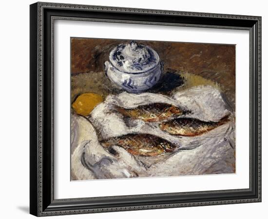 Herring and Tureen; Harengs Et Soupiere, C.1925-Gustave Loiseau-Framed Giclee Print