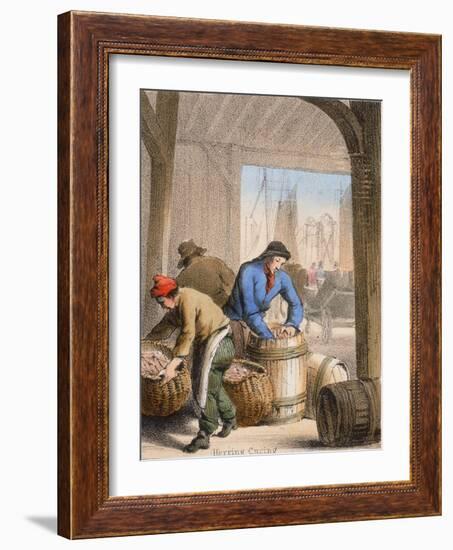 Herring Curing, C1845-Benjamin Waterhouse Hawkins-Framed Giclee Print