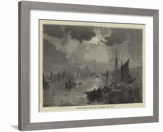 Herring Fleet Coming Out of Tarbert, Loch Fyne-null-Framed Giclee Print