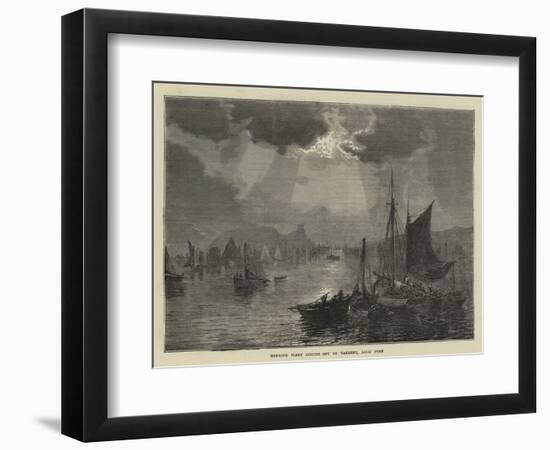 Herring Fleet Coming Out of Tarbert, Loch Fyne-null-Framed Giclee Print