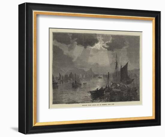 Herring Fleet Coming Out of Tarbert, Loch Fyne-null-Framed Giclee Print