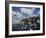 Herring Gulls, Following Fishing Boat with Bass Rock Behind, Firth of Forth, Scotland, UK-Toon Ann & Steve-Framed Photographic Print