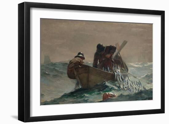 Herring Net, 1885-Winslow Homer-Framed Giclee Print