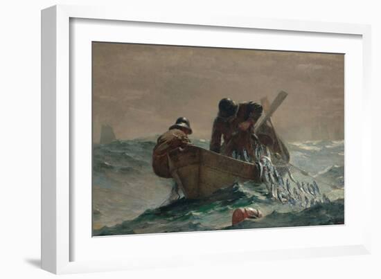 Herring Net, 1885-Winslow Homer-Framed Giclee Print